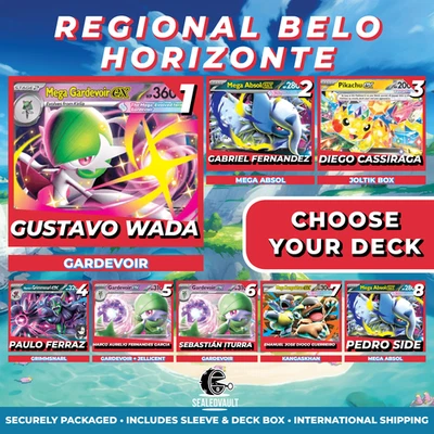 Pokemon Regional Belo Horizonte Top 8 Decks | Mega Evolution Competitive Meta - Image 1 of 2