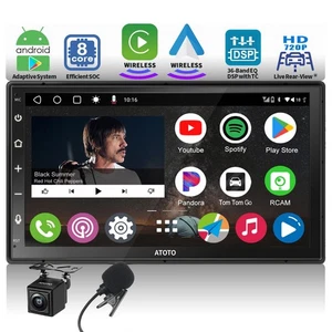 A6 PF 7" Android Doppel DIN Autoradio, Wireless Carplay & Wireless Android A... - Bild 1 von 8