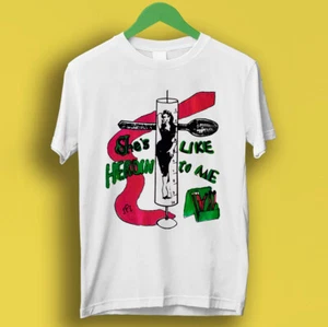 T-Shirt She Is Like Heroin To Me The Gun Club Sex Beat Punk Musik Geschenk 2646 - Bild 1 von 2