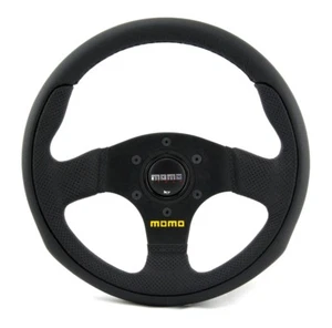 Momo Leder Sportlenkrad Team 28 280mm schwarz VOLANTE STEERING WHEEL - Bild 1 von 1