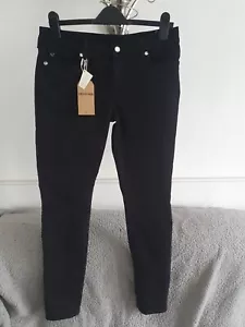 True Religion Ladies Casey Low Rise Super Skinny Jeans Swarovski Studs Size 29 - Picture 1 of 4
