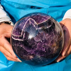 5,3 Pfund natürlicher und schöner Traum Amethyst Energie Ball Mineral Probe Heilung - Bild 1 von 15