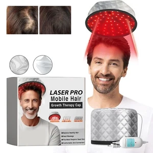 Mobile Hair Growth Cap Promotes Hair Growth Relieves Stress Hair Loss no red led - Picture 1 of 10