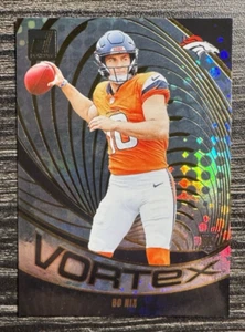 2024 Donruss Bo Nix Vortex #VOR-BNI - Picture 1 of 2
