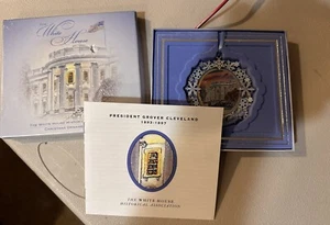 The White House Annual Christmas Ornament 2009 Grover Cleveland Alexander - Picture 1 of 4