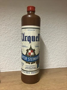 Alte Steingutflasche STEINHÄGER Keramik Flasche 0,7 L Urquell - Bild 1 von 2