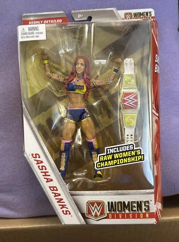 WWE WWF Elite Collection Women's Division Sasha Banks Mattel Cover