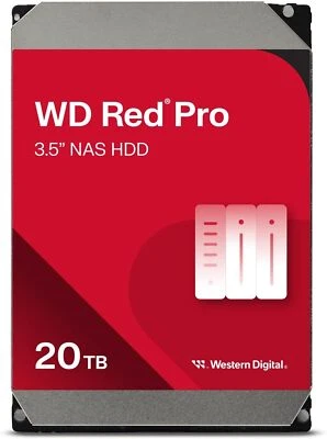 WD WD201KFGX 20TB WD Red Pro NAS 7200 RPM SATA 6 Gb/s CMR 512 MB Cache 3.5" - Image 1 of 2