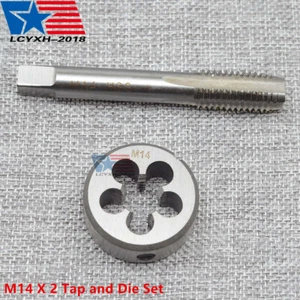 NEW M14 x 2 mm UNEF HSS Thread Tap & Die Set Right Hand USA - Picture 1 of 9