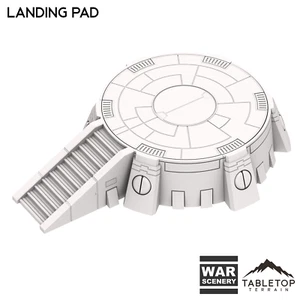 Greater Good Landing Pad 1 - Grimdark Wargaming - Imagen 1 de 6
