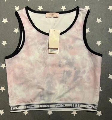 Girls Lipsy Sports Top Age 13-14 RRP £20 - Image 1 of 4