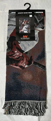 MLB Boston Red Sox #34 David Ortiz Big Papi Tapestry Woven Throw Blanket NEW - Image 1 of 4