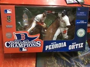 Boston Red Sox World Series Champions 2013 McFarlane Deluxe Set Pedroia & Ortiz - Imagen 1 de 5