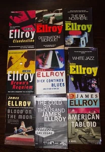 9 Vintage James Ellroy Books - Picture 1 of 1