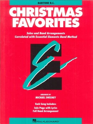 Christmas Favorites Baritone BC w Lyrics 1992 Sweeney Band / Solo Rudolph Frosty - Image 1 of 4