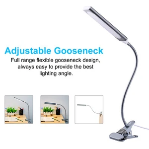3 Mode 48 LED Flexible Reading Dimming Night Light USB Clip-on Table Desk Lamp  - Picture 1 of 21