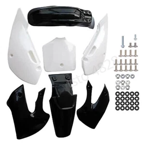 Plastics Fender Kit +Bolts Hardware For Kawasaki KLX110 KX65 DRZ110 RM65 125cc - Bild 1 von 8