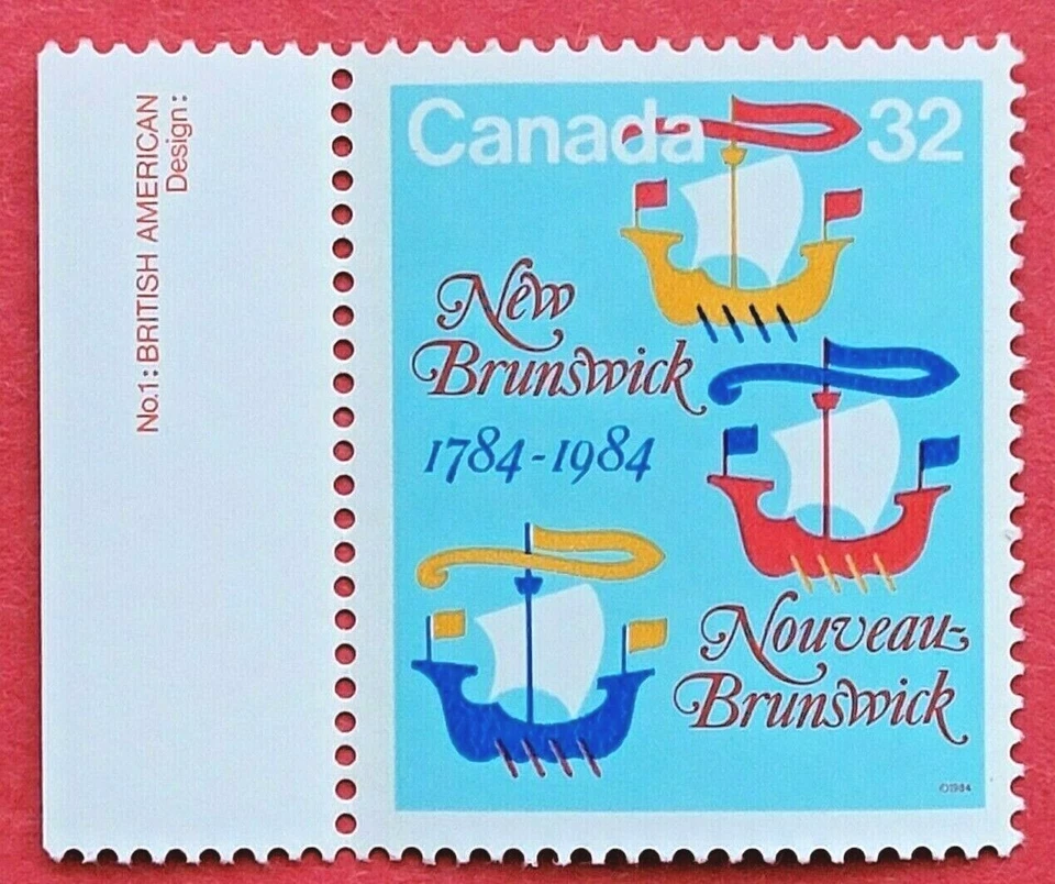 Canada Stamp #1014 "Lymphad Sailing Vessels" MNH 1984 - Image 1 of 1