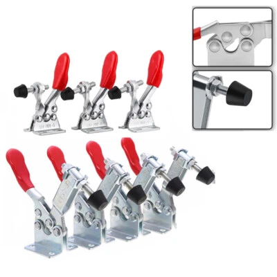 1-4PCS 220Lb Holding Capacity Quick Release Hand Tool Toggle Clamp Horizontal - image 1 of 4