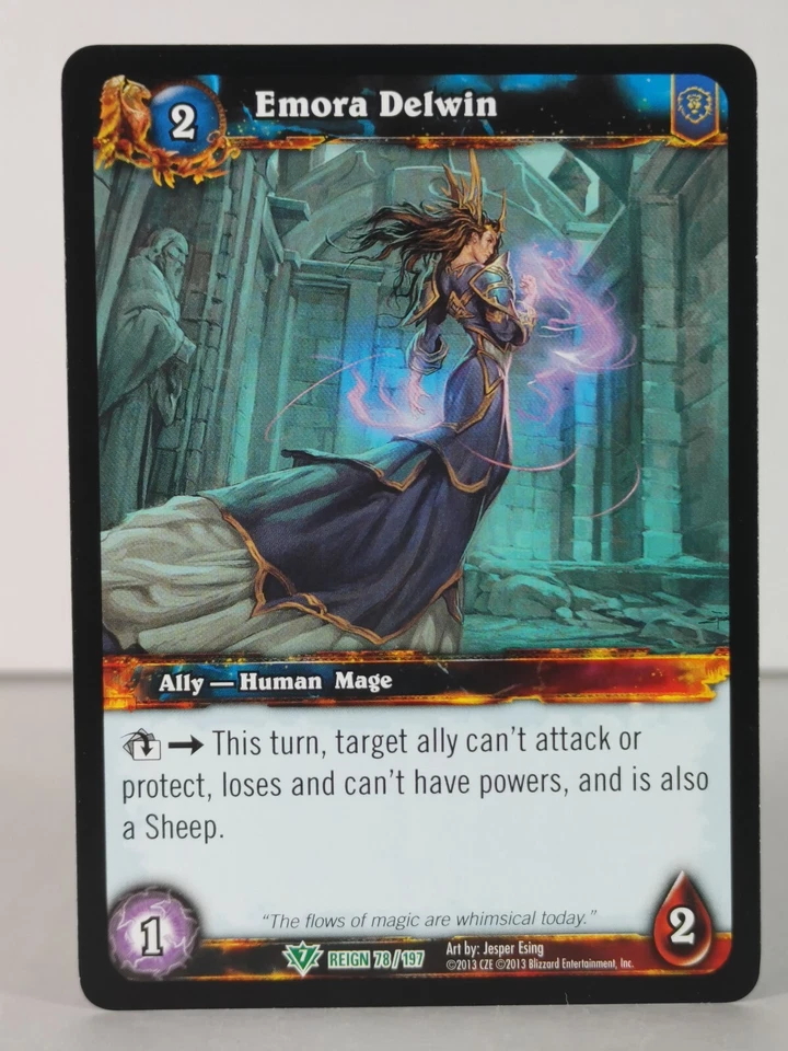 Emora Delwin - Reign of FIre - 78/197 - singles - WoW TCG - U - Image 1 of 1