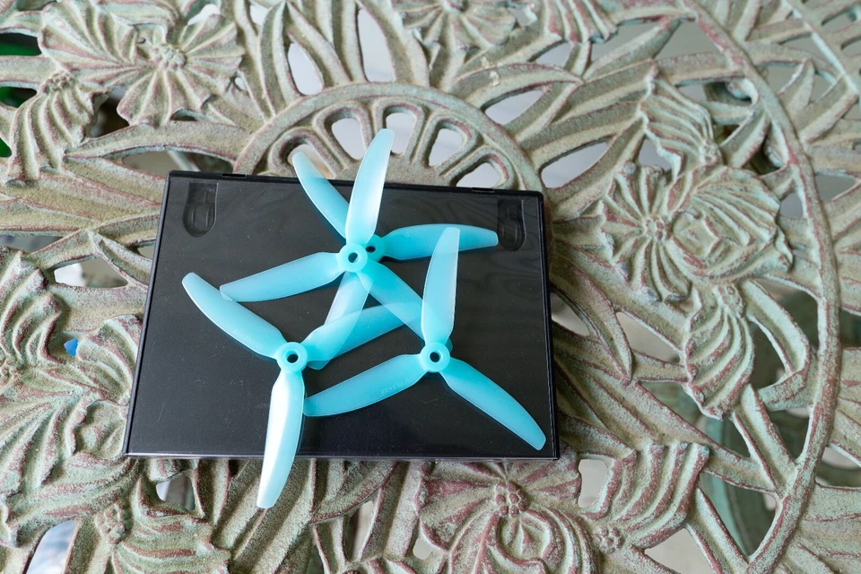 HQProp DP 5x4x3 PC V1S Light Blue Propeller - 3 Blade (2CW+2CCW/Bag) - Image 1 of 1