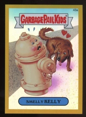 SMELLY KELLY 2014 Garbage Pail Kids GPK Chrome GOLD Refractor 43a SP 02/50 - Image 1 of 2