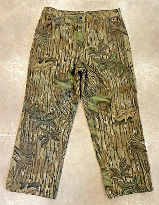 Vintage Duxbak Camo Pants Thinsulate Men’s 36x26 Realtree Straight Leg CUT TAGS - Image 1 of 4