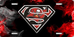 NFL Tampa Bay Bucs Superman Custom Car Truck License Plate New - Bild 1 von 1