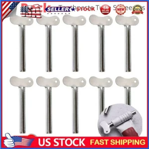 5PCS Stainless Steel Tube Toothpaste Squeezer Easy Key Dispenser Rolling HoldQbH - Picture 1 of 13