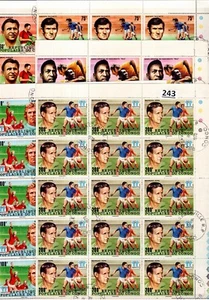 OD 25 SETS CONGO 1978 - USED - SPORTS - SOCCER - FULL FOLDED SHEETS - Picture 1 of 1