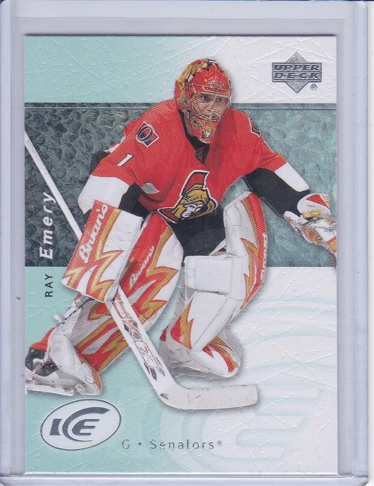 Ray Emery 2007 Upper Deck Ice Hockey Card 30 Grade MT - Image 1 of 2