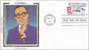 Comedians Movie Stars Jack Benny USA 2564 Colorano Silk FDC 1991 - Picture 1 of 1