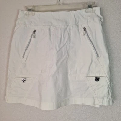 Jamie Sadock Skort 6 Skinnylicious Golf Pull On Ivory Tennis Pickleball Skirt - Imagem 1 de 4