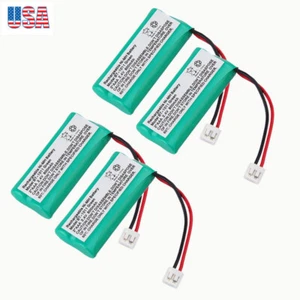 4 Rechargeable Cordless Phone Ni-MH Battery 800mAh 2.4V For Model BT-1011 V-Tech - Picture 1 of 5