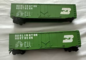 6T HO Scale Train Car BURLINGTON NORTHERN 100024 BOXCAR KNUCKLERS COUPLER X2 - Picture 1 of 5