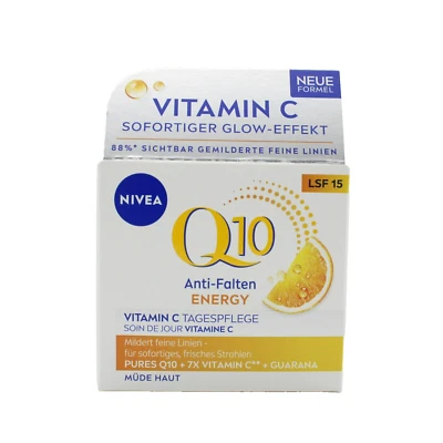 NIVEA Q10 Energy Anti-Falten Tagespflege LSF 15 Gesichtspflege 50 ml - NEU - Bild 1 von 4