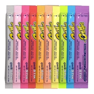 Sqwincher Qwik Stik ZERO - 50 Pack, 10 Flavors Assorted Electrolyte Powder 20oz - Picture 1 of 1