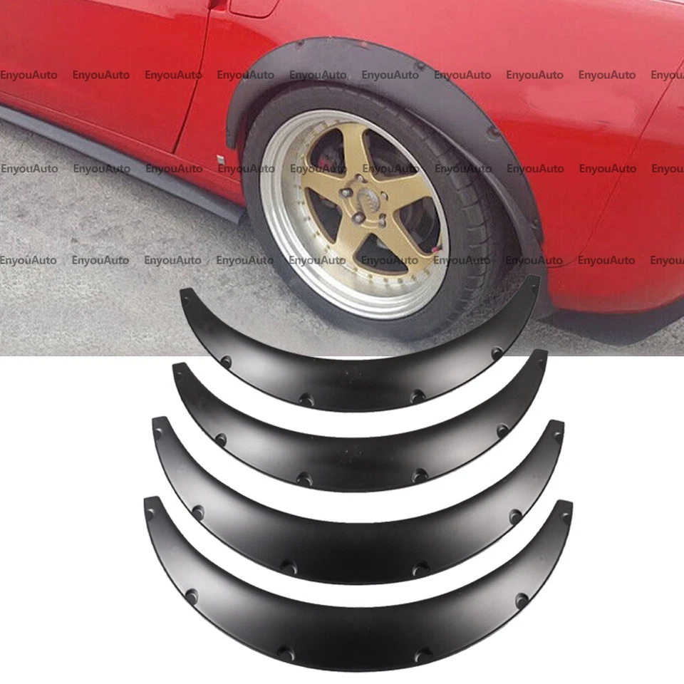 35" For Alfa Universal Fender Flares Wheel Extra Arches Wide Body Kit 4Pcs Foto 1 de 4