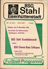 Ddr-Liga 84/85 Bsg Acier Eisenhüttenstadt - Chimiques Buna Schkopau, 25.11.1984