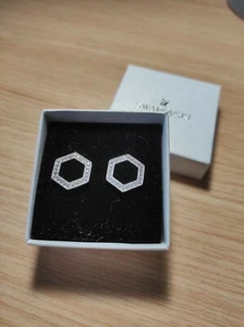 Orecchini Swarovski esagonali - Foto 1 di 3