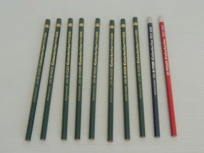 Lápices de colores V/Eberhard Faber Colorbrite 2128 verde 7 piezas 1-2125 AZUL 1-2126 Foto 1 de 4