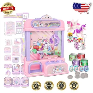 Compact Claw Machine Toy for Girls - Engaging Vending Grabber with Prizes - Picture 1 of 10
