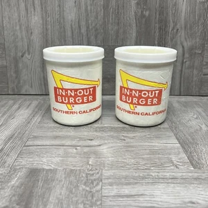 2 Vintage In N Out Burger Southern California Cold Can Koozie Metroplex Foam HTF - Picture 1 of 13