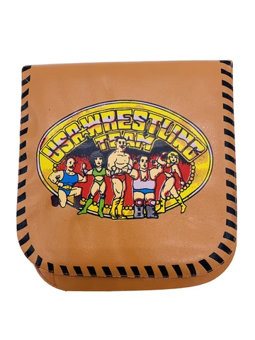 Vintage 1980’s USA Wrestling Team Wallet RARE Professional Wrestling Rare Item Cover