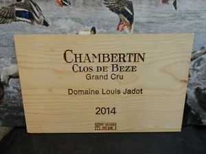 2013 CHAMBERTIN GRAN CRU LOUIS JADOT WOOD WINE PANEL END WP-1 - Picture 1 of 2