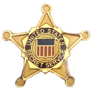 Police Pin US Secret Service Pin Federal Police Pin Vintage Lapel Collector Pin - Picture 1 of 2