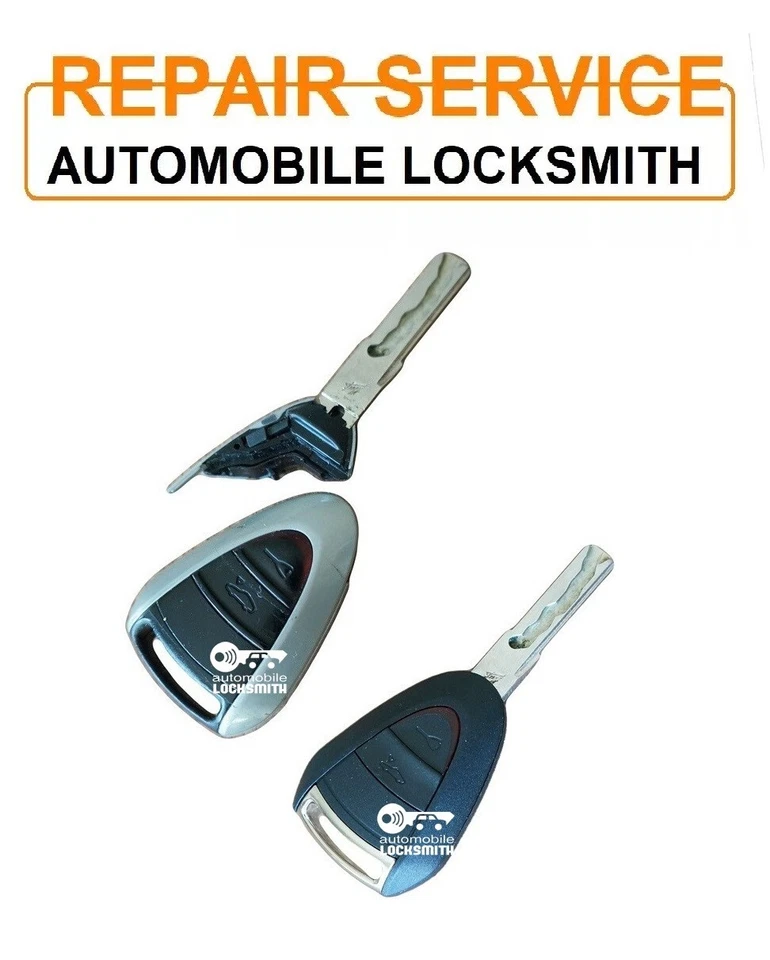 FUNDA LLAVE PORSCHE 3 BOTONES CARCASA 911 997 987 REPUESTO MANDO A DISTANCIA REPARACIÓN REPARACIÓN Foto 1 de 1