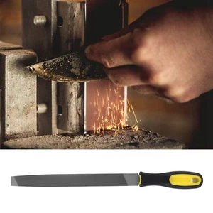 8in Flat Mill File Smooth Blade with Handle Edge File Sharpening Tool Engineers - Picture 1 of 11