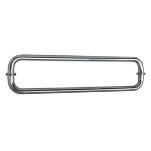 CEL 18" x 18" Tubular Back-to-Back Pull Handle / Towel Bar for shower door - Picture 1 of 24