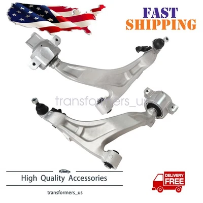 2PCS For INFINITI FX35 FX37 FX50 QX7 Front Lower Control Arms w/Ball Joint L+R - Image 1 of 4